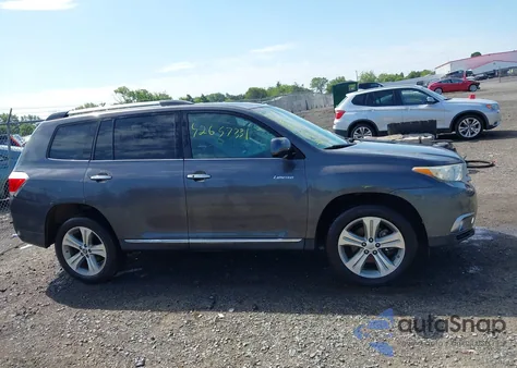 2013 Toyota Highlander Limited V6 z USA, uszkodzony, nr VIN 5TDDK3EH5DS185998